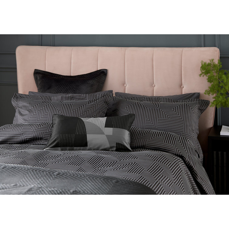 Helena Springfield Tiffany Cotton Rich Oxford Pillowcase Graphite